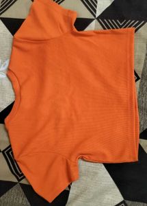 Orange Sunshine Crop T-Shirt