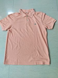 Lacoste Peach Polo Tshirt