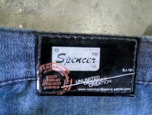 Vintage Y2K Spencer Denim Jeans | Embroidered Pock