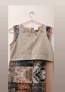 Patchwork Midi Dress