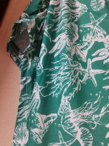 Shein Stylish One-Shoulder Print Top