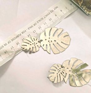 Monstera Leaf Drop Earrings