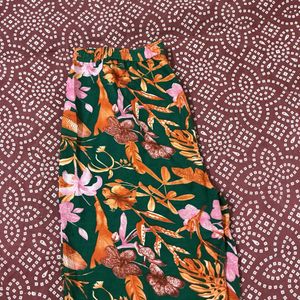 Vibrant Floral Print Kurta with pants
