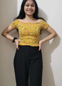 Offshoulder Crop Top For Women
