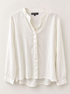 Classic White Button-Up Shirt
