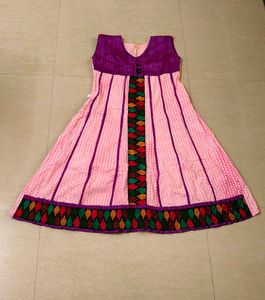 Beautiful Pink Ethnic Gown 📍Free Delivery