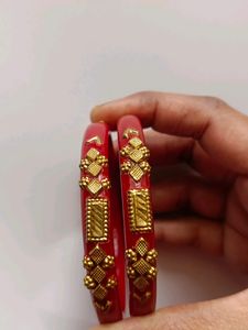 New Bangles Chilli Red Maroon Colour