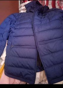 unisex Blue Puffer Jacket