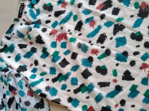 Stylish Printed Puff Sleeve Top