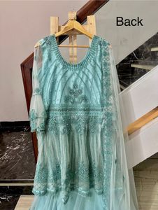 Stunning Teal Embellished Lehenga Choli