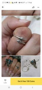 Turquoise Stone Silver Ring