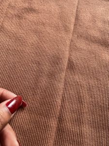 ribbed brown top