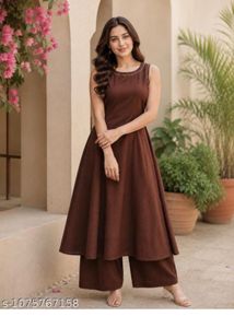 Elegant Brown Kurta Set