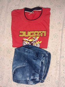 Ducati Motorcycle Graphic T-Shirt