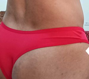 Men's Red Swim Briefs