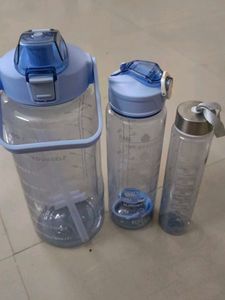 Motivational Water Bottle 3 in 1