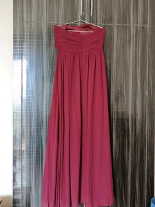 Elegant Strapless Maxi Dress