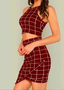 Red Crop Top &amp; Skirt Set 🎀