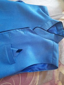 Men's Blue Nehru Jacket