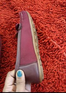 1. WOMEN RED LOAFERS @ 399