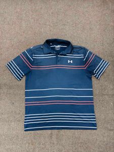 Under Armour Striped Polo Shirt