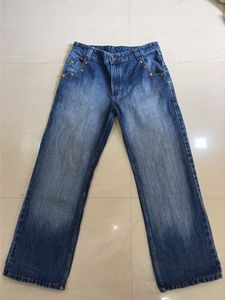 Y2K Unisex Bootcut Jeans W32 Premium Embroidery
