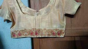 Designer Silk Blouse Set