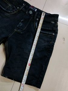 womens Dark Wash Denim Shorts