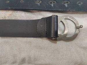 Classic Black Leather Belt
