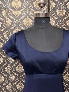 Elegant Navy Blue Maxi Dress
