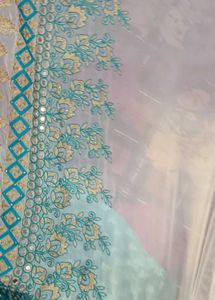 Beautifully Embroidered Saree