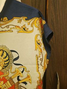Designer Print Short Sleeve Top