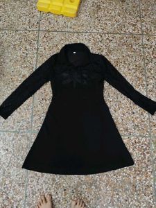 Elegant Black Lace Dress