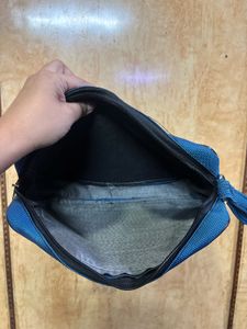 Blue pouch