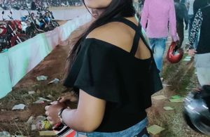 Off-Shoulder Black Crop Top