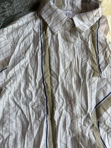 Classic Striped Long-Sleeve Shirt