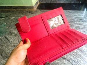 Bright Pink Wallet