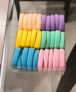 Colorful Hair Tie Set of 30 pcs in 6 colours
