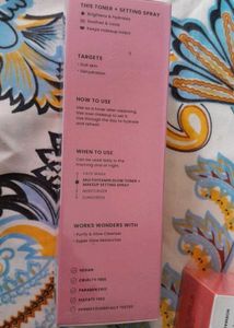 Foxtale Multivitamin Glow Toner + Makeup Setting S