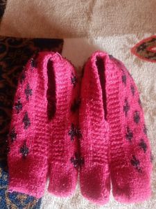 Woolen Winter Warm Soft Hand-made Knitted Socks (P