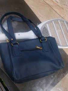Stylish Blue Handbag