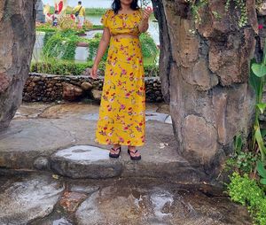 Floral Two-Piece Outfit