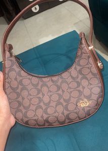 Coach Signature Pattern Hobo Bag