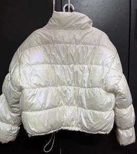 Pearly White Puffy Jacket