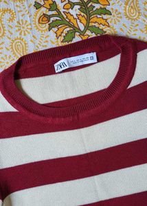 Retro Striped Polo Shirt