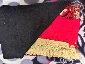 Multicolour Stolefor winter