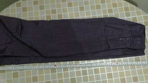 Men's UP STRING Cotton Blend Purple Shirt
