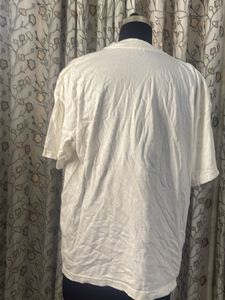 Avon Basic White V-Neck T-Shirt