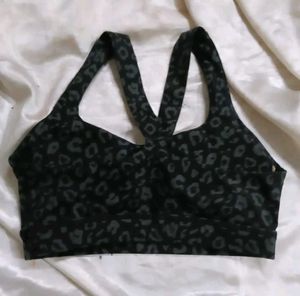 Leopard Print Sports Bra