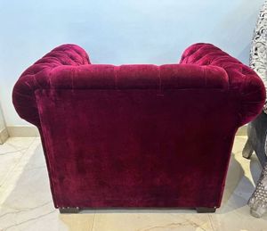Luxury Chesterfield Velvet Armchair (1)